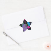 Sticker Étoile Paint Splater (Enveloppe)