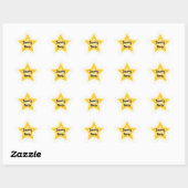 Sticker Étoile Pantalon Smarty - Sarcastic Gold Star Awards (Feuille)