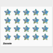 Sticker Étoile Papillon (Feuille)