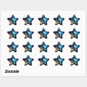 Sticker Étoile Papillon de nuit (Feuille)