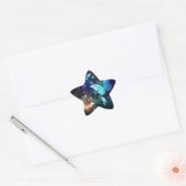 Sticker Étoile Papillon de nuit (Enveloppe)