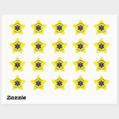 Sticker Étoile Paramedic du pompier (Feuille)