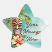 Sticker Étoile Parti Tropical Tiki (Devant)