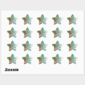 Sticker Étoile Parti Tropical Tiki (Feuille)