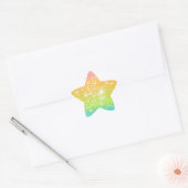 Sticker Étoile Parties scintillant astrale Pastel Rainbow (Enveloppe)