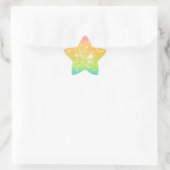 Sticker Étoile Parties scintillant astrale Pastel Rainbow (Sac)