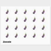 Sticker Étoile Parties scintillant Eggplant (Feuille)