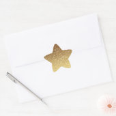 Sticker Étoile Parties scintillant Gold Faux Ombre (Enveloppe)