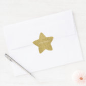 Sticker Étoile Parties scintillant Gold Glitzy (Enveloppe)