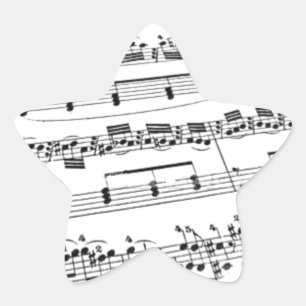 Sticker Étoile Partition