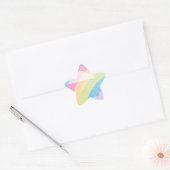 Sticker Étoile Pastel Rainbow (Enveloppe)