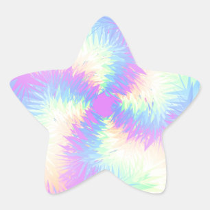 Sticker Étoile Pastel Rainbow Pompom