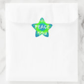 Sticker Étoile Peace Be with You Art Print (Sac)
