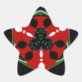 Sticker Étoile "Peace : with Shield Emblem" (Devant)