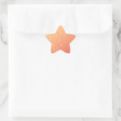 Sticker Étoile Peach Music (Sac)