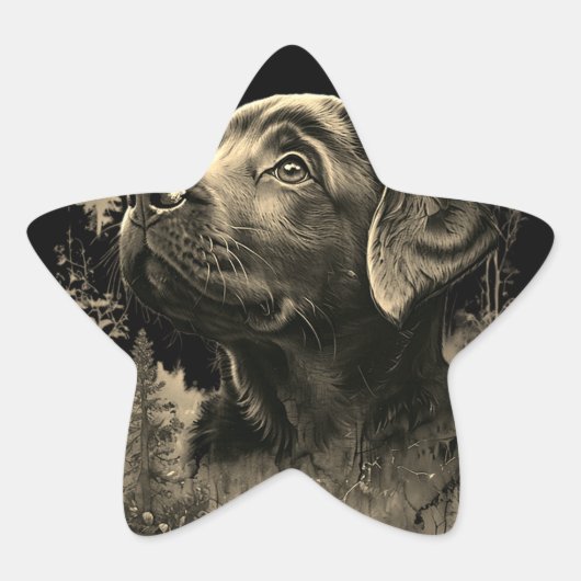 Sticker Étoile Pegatinas con forma de estrella (Devant)