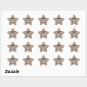 Sticker Étoile Père Noël des griffes (Feuille)