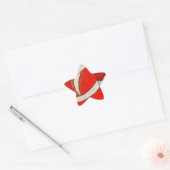 Sticker Étoile Père Noël kurde (Enveloppe)