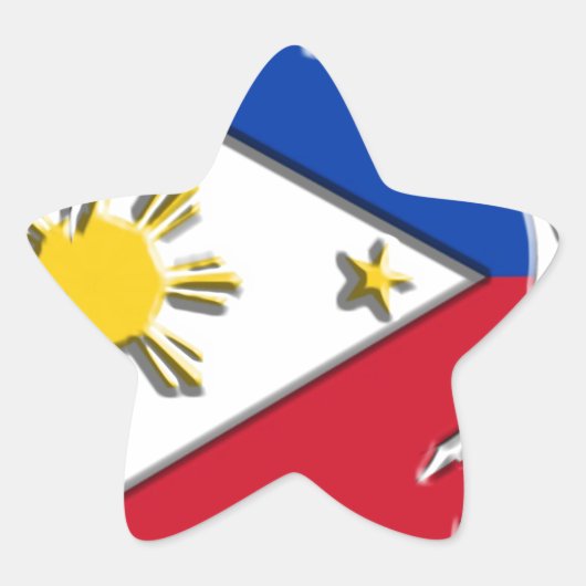 Sticker Étoile Philippines FLag (Devant)