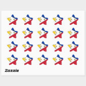 Sticker Étoile Philippines FLag (Feuille)
