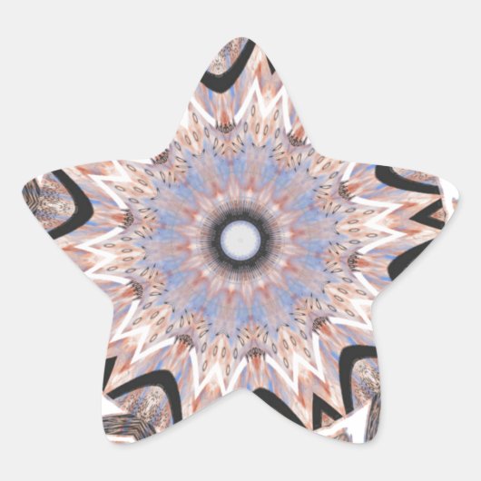 Sticker Étoile Photographie d'Art Whirer africain (Devant)