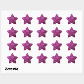 Sticker Étoile Pink Water Drop (Feuille)