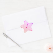 Sticker Étoile Plage Dollar Sableux Côtière Tendance Mignon Rose  (Enveloppe)