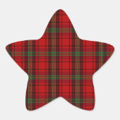 Sticker Étoile Plaques douillettes rouge noir vert (Devant)