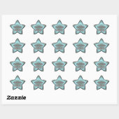 Sticker Étoile Platine Oui (Feuille)