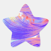 Sticker Étoile Plumes Phoenix - Paint Splatter (Devant)