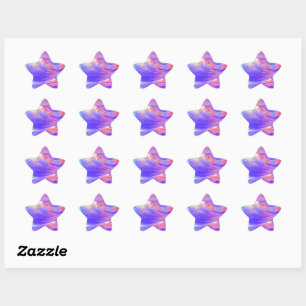 Sticker Étoile Plumes Phoenix - Paint Splatter