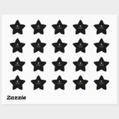 Sticker Étoile Poison de Funny Bee | Honey Bee Lover (Feuille)