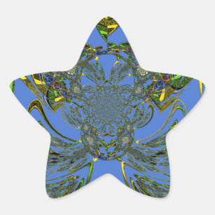 Sticker Étoile Poisson de plumes