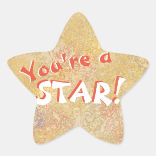 Sticker Étoile Pony Sunset Pet Star "Vous êtes une étoile !"