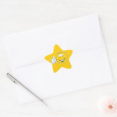 Sticker Étoile Pouce vers le haut (Enveloppe)