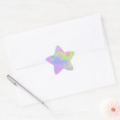 Sticker étoile pour peinture arc-en-ciel (Enveloppe)