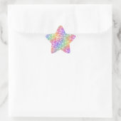 Sticker Étoile prisme synapse net - toile arc-en-ciel : (Sac)