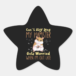 Sticker Étoile Propriétaires d'animaux de compagnie Hamster Meme