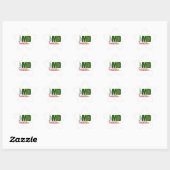Sticker Étoile Psychologue MERRY CHRISTMAS (Feuille)