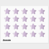 Sticker Étoile Purple Ombre rayé (Feuille)