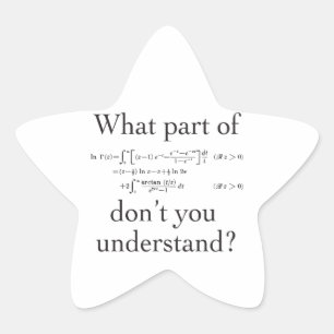 Sticker Étoile Quelle partie de... ?