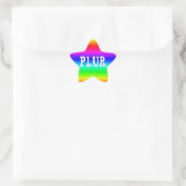 Sticker Étoile Rainbow PLUR (Sac)