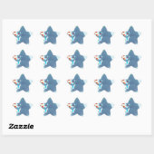 Sticker Étoile rat à pizza (Feuille)