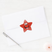 Sticker Étoile Red Happy Star (Enveloppe)
