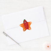 Sticker Étoile Red Pepper Superstar (Enveloppe)