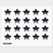 Sticker Étoile Résumé Violet (Feuille)