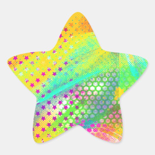 Sticker Étoile Rêves électriques (Devant)