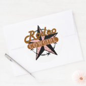 Sticker étoile Rodeo Cowgirl (Enveloppe)
