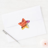 Sticker Étoile Rose (Enveloppe)