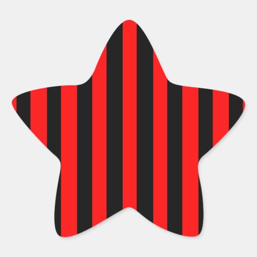 Sticker Étoile Ruby Black (Devant)